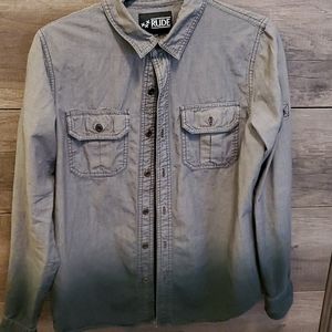 Ombre Button Down Shirt